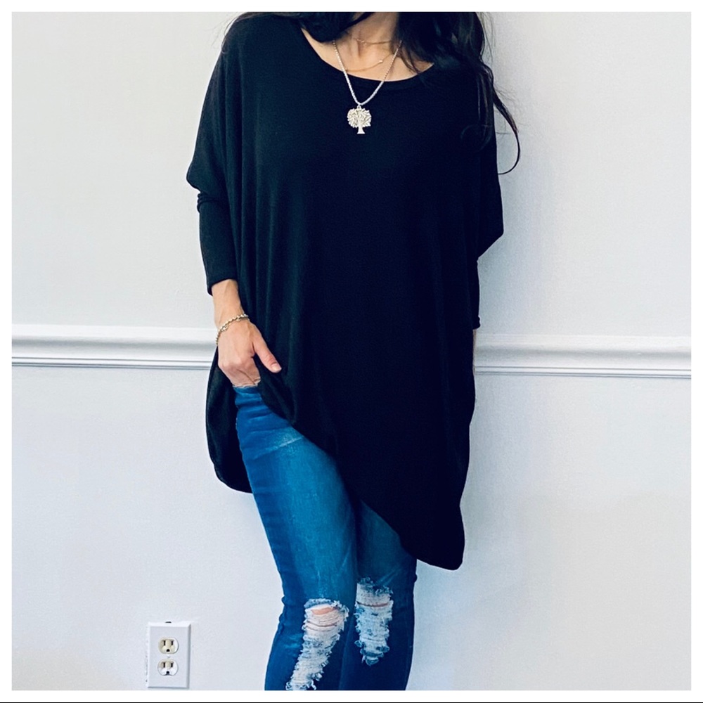 OVERSIZED LOOSE FIT CREAM  KNIT SWEATER - Picture 2 of 6